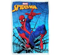PLAID IN SHERPA SPIDERMAN MARVEL COPERTA DOPPIO STRATO 100 X 140 CM BAMBINO