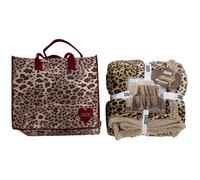 PLAID MACULATO CON BORSA COPERTA INVERNALE IN MORBIDO PILE CORAL 200×225 cm