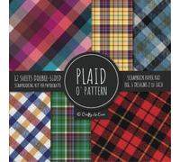 Plaid O' Pattern Scrapbook Paper Pad 8x8 Scrapbooking Kit for Paperc (Tascabile)