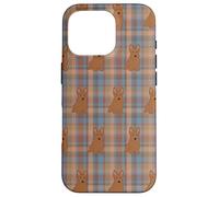 Plaid & Paws: edizione Soft Brown Scottish Terrier Custodia per iPhone 16 Pro