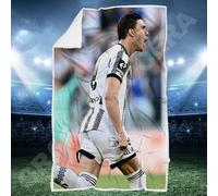 Plaid pile Dusan Vlahovic Juventus idolo campione calcio coperta calda regalo
