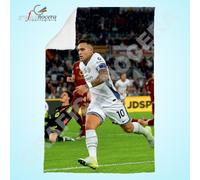 Plaid pile Lautaro Martinez goal calcio Inter idolo coperta calda regalo
