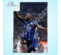 Plaid pile Marcus Thuram goal calcio Inter idolo coperta calda regalo