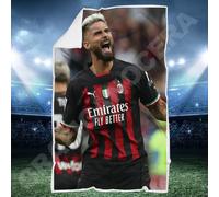 Plaid pile Olivier Giroud si è girato Milan gol derby idolo coperta calda regalo