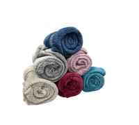 PLAID POPCORN COPERTA MORBIDISSIMA IN MICROFIBRA 210X230 MATRIMONIALE