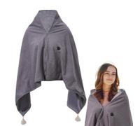 Plaid riscaldante 3 temperature regolabili multifunzione | Morbida coperta termica per collo e spalle scalda corpo per un plaid casual e confortevole
