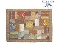 Plaid Scaldotto Caleffi Alcova Cm 130 x 170 Oro Esterno Cotone