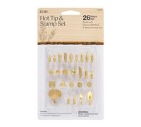 Plaid Set di 26 punte per legno color oro