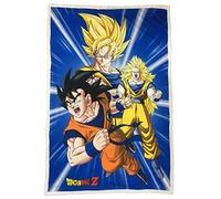 PLAID SHERPA DRAGON BALL Z - Coperta in pile per fan e appassionato, regalo coccolone per serate calde - Licenza ufficiale - Materiale ultra morbido, confortevole e caldo, 100 x 150 cm