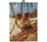 Plaid Snake Animal Coperta Estiva Letto M