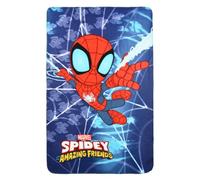 Plaid Spidey Marvel per bambini 100 x 150 cm copertina morbida in Pile 100% Poliestere 220 GSM calda e leggera ideale per cameretta lettino o divano