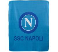 Plaid Coperta SSC Napoli Morbido Pile Azzurro Prodotto Ufficiale Caldo 130x160cm