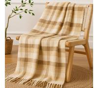 Plaid SWEET Mohair effect soffice coperta panna 130x160 con borsa