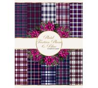 Plaid Tartan Christmas Plum And Blue Scrapbook Paper Vintage Cottagecore:: Double-Sided Decorative Pages for Scrapbooking, Mixed Media, Origami, Collage, Decoupage