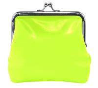 Plain Mixture Primavera Verde Neon Personalizzato Portamonete Titolare Delle Donne Fibbia In Pelle Bacio Blocco Piccolo Cambiamento, Miscela semplice primavera verde neon, classico