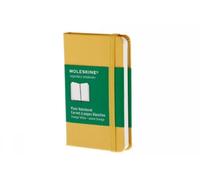 Plain notebook extra small, golden yellow