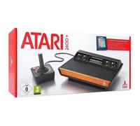 Plaion Atari 2600 Plus Retro Console Cartuccia 10 in 1 CX40 Plus Joystick Nero Arancione