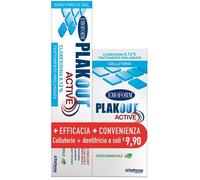 Plak Out Active Clorexidina 0,12% Collutorio + Dentifricio Emoform 200ml+75ml Promo