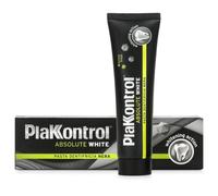 Plakkontrol Absolute White 75 Ml Dentifricio Sbiancante Nero Con Carbone Vegetale