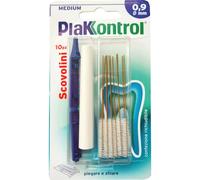Plakkontrol PLAKKONTROL Scovolini Interdentali A Manico Intercambiabile MEDIUM 0,9 Mm 10 Pezzi