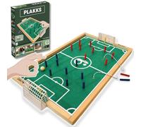 PLAKKS | Gioco da Tavolo di Calcio | Da 3 a 99 Anni | Da 2 a 4 Giocatori | Per Bambini e Adulti | Gioco di Legno | Giochi Educativi e di Abilità | Per Tutta la Famiglia | Calcio Balilla