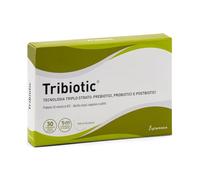 Plameca Tribiotic - Probiotici e Prebiotici per Intestino, con Postbiotico - Formula 3 in 1 - Fermenti Lattici Adulti - 30 Compresse per 30 Giorni