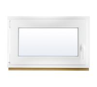 PLAMET. Finestra in PVC - finestra in plastica, finestra in plastica - protezione contro i furti con scasso - isolamento dal rumore, dal vento - colore bianco - 800x500 cm - 4-16ar-4i