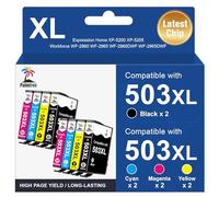 Palmtree Cartucce compatibili 503/503XL per Epson WF-2960/XP-5200/XP-5205 - 8 pezzi