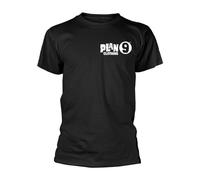 Plan 9 Maglietta Logo a Contrasto Cotone Adulto Unisex (PH4909)