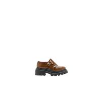 PLAN C - Mocassini in Pelle con Fibbie - - Shoes - Donna - Marrone - 40 EU