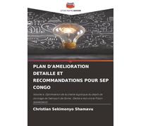 PLAN D'AMELIORATION DETAILLE ET RECOMMANDATIONS POUR SEP CONGO: Volume 6. Optimisation de la chaîne logistique du dépôt de stockage de l'aéroport de Goma : Dédié à mon oncle Fiston SEKIMONYO