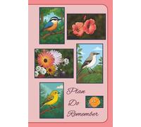 Plan Do Remember: 2026 Notebook with Reminder and Planner Pages, Daily, Weekly, Monthly To-Do pages, Year-At-A-Glance Calendar page, Prayer Request ... | Journaling pages | 9" X 6 " | 100 pages