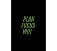 Plan. Focus. Win.: 100-Page Lined Notebook for Entrepreneurs | 6x9 in | Productivity Edition
