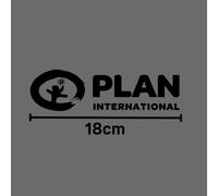 Plan International Sponsor Patch 18 cm - Logo Iron-On a trasferimento...