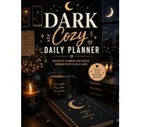 Plan Tonight, Conquer Tomorrow: Daily Planner: Dark Cozy Aesthetic Planner for Focus, Productivity & Self-Care | Undated Day Organizer with To-Do List, Habit, Mood & Water Tracker