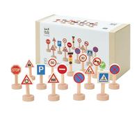 PLAN TOYS Set of Traffic Signs And Lights