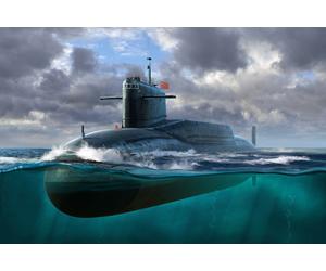 Plan Type 092 Xia Class Submarine 1:144 Model Kit TRUMPETER