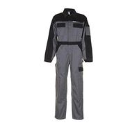 Planam 1234044 "tristep Overall, taglia 44, colore: grigio/nero