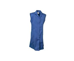 Planam 1691050 - Cappotto da lavoro da donna, in cotone, senza maniche, taglia 50
