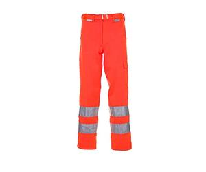 Planam 2011098 - Pantaloni con Protezione di Sicurezza, Taglia 98, 1 Pezzo, Colore: Arancione