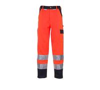 Planam 2016070 - Pantaloni di sicurezza, colore: Arancione/Marine, taglia 70