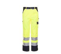 Planam 2017068 - Pantaloni ad alta visibilità, taglia 68, colore: Giallo/Blu