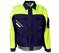 Planam 2413040 - Giacca bund visline v1, taglia 40, blu/giallo/zinco