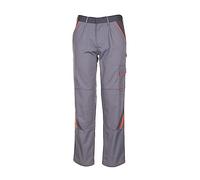 Planam 2420070 - Pantaloni bund visline, taglia 70, zinco/arancio/ardesia
