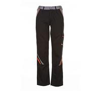 Planam 2421114 misura 289,56 cm (114") Visline "-Pantaloni, colore: nero/arancione/zinco