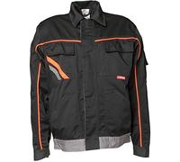 Planam 2481052 - Giacca Visline V2, taglia 52, colore: Nero/Arancione/Zinco