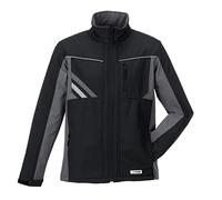 Planam 2721060 Highline - Giacca softshell, taglia XXL, colore: Nero/Ardesia/Zinco