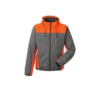 Planam 3732044 - Giacca softshell a contrasto, taglia S, colore: grigio/arancione
