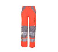 Planam 5610 Plaline Pantaloni di sicurezza - Colore: arancione/zinco - Taglia: 44