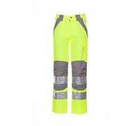 Planam 5611 Plaline Pantaloni di sicurezza - Colore: Giallo/Zinco - Taglia: 52